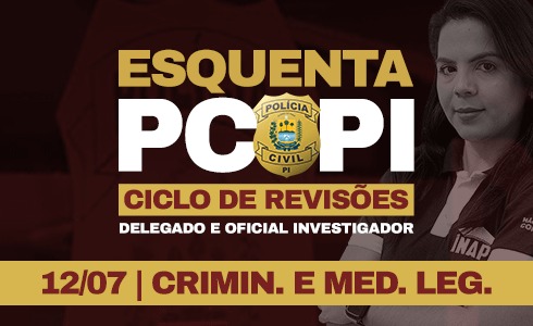 ESQUENTA PC PI CRIMINOLOGIA E MEDICINA LEGAL (12/07) ONLINE (AO VIVO)